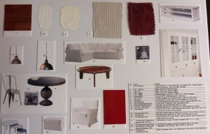Møbler, materialer og farver præsenteres